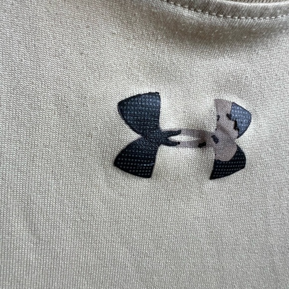 Under Armour Men's Beige Short Sleeve Tee - Picture 2 of 5